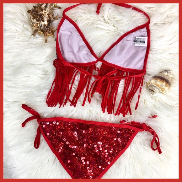 Dippin’ Daisy’s Swimwear Girl’s Sequin Bikini 12 - Picture 2 of 5